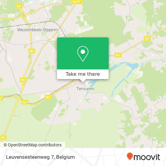 Leuvensesteenweg 7 map