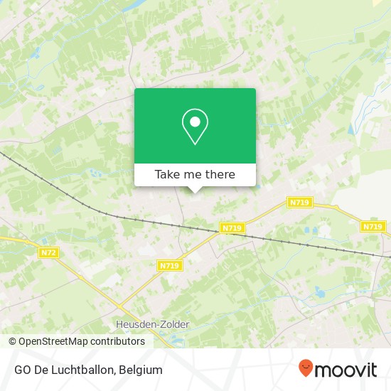 GO De Luchtballon map