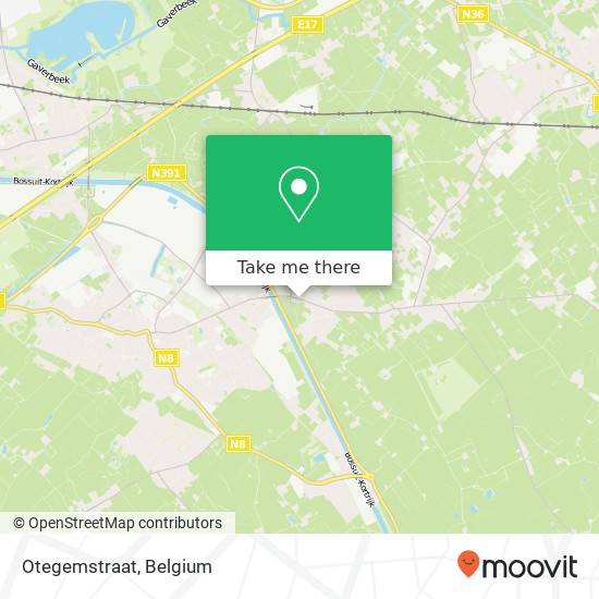 Otegemstraat map