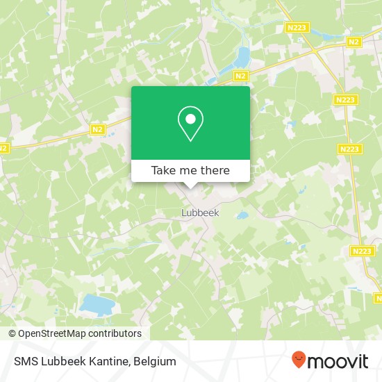 SMS Lubbeek Kantine map