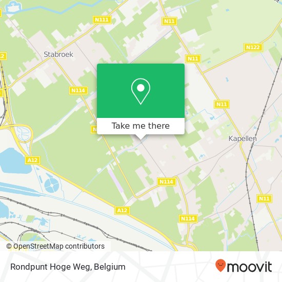 Rondpunt Hoge Weg plan