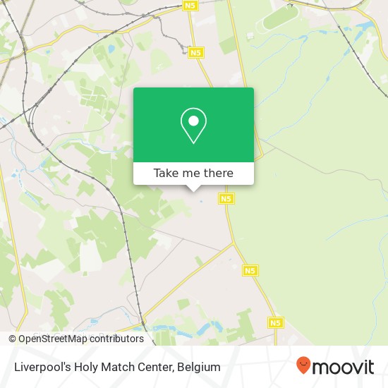 Liverpool's Holy Match Center map