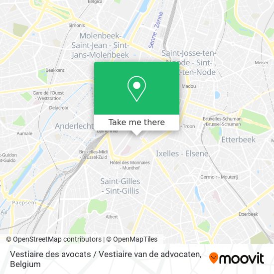 Vestiaire des avocats / Vestiaire van de advocaten map