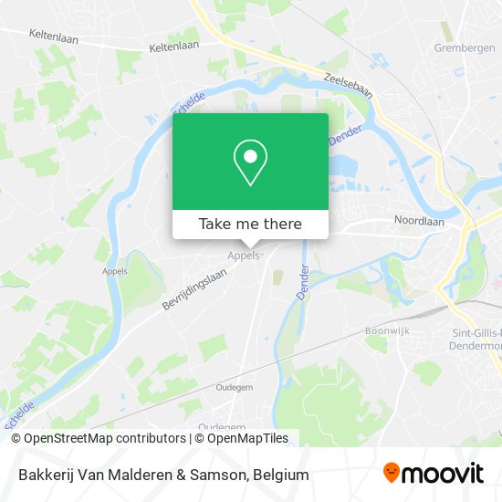 Bakkerij Van Malderen & Samson map