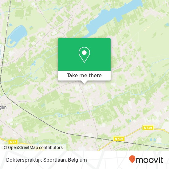 Dokterspraktijk Sportlaan map