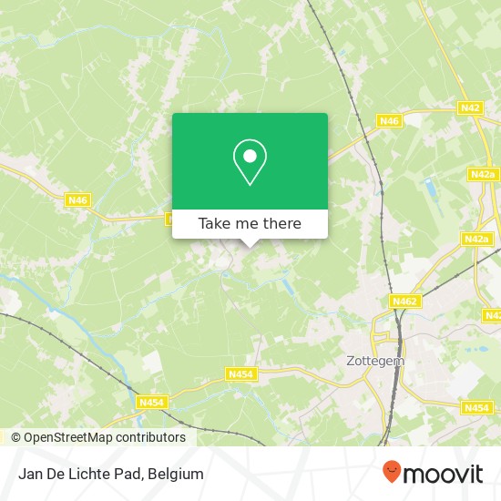 Jan De Lichte Pad map