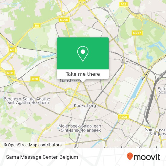 Sama Massage Center map