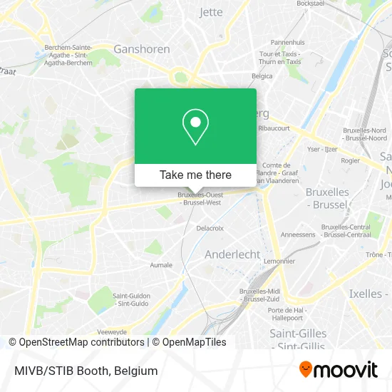 MIVB/STIB Booth map