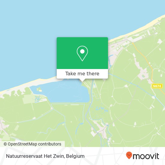 Natuurreservaat Het Zwin plan