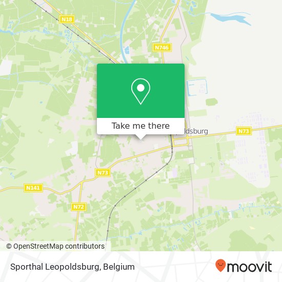 Sporthal Leopoldsburg map