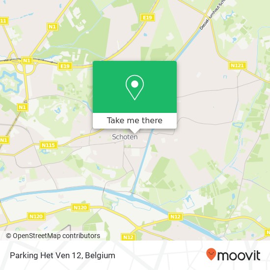 Parking Het Ven 12 map