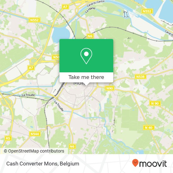 Cash Converter Mons plan