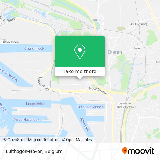 Luithagen-Haven map