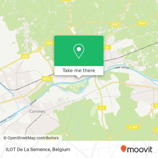 ILOT De La Semence map