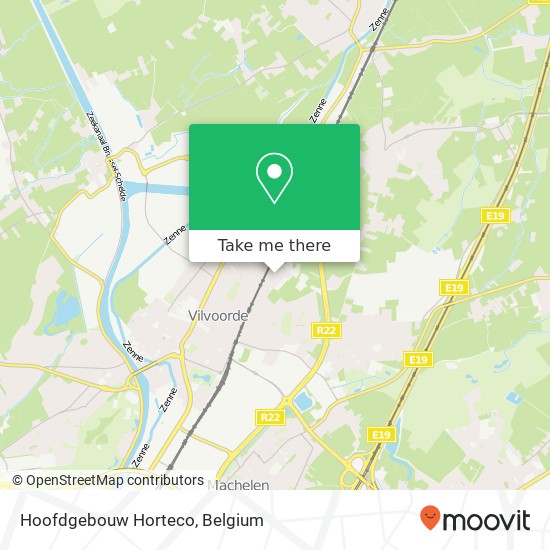 Hoofdgebouw Horteco map