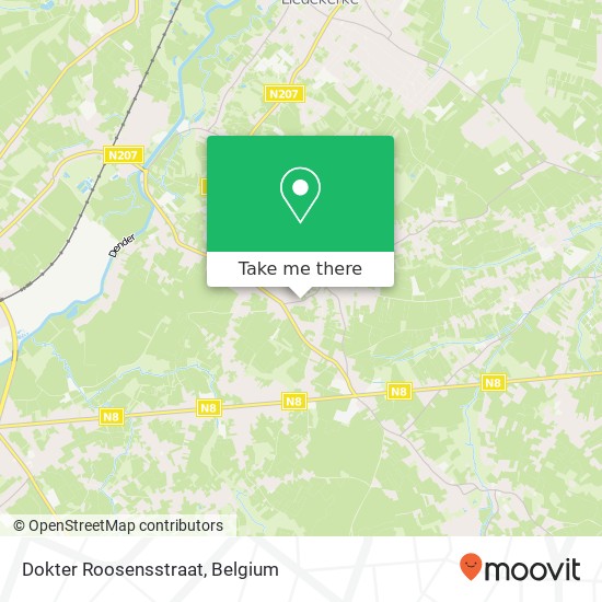 Dokter Roosensstraat map