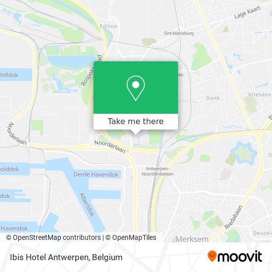 Ibis Hotel Antwerpen map