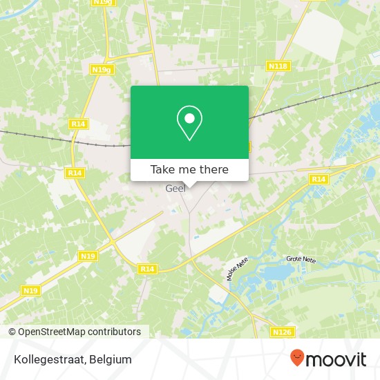 Kollegestraat map