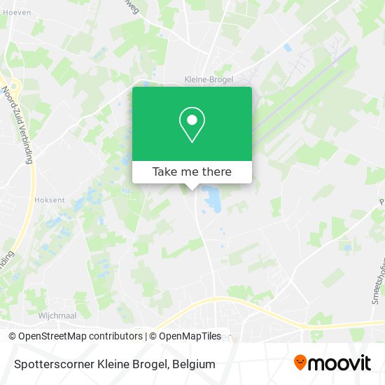 Spotterscorner Kleine Brogel plan