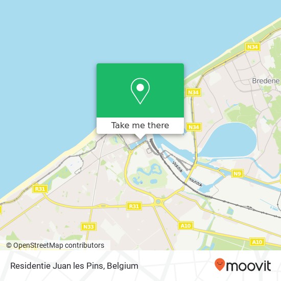 Residentie Juan les Pins map