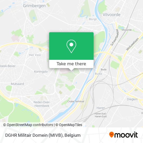 DGHR Militair Domein (MIVB) map