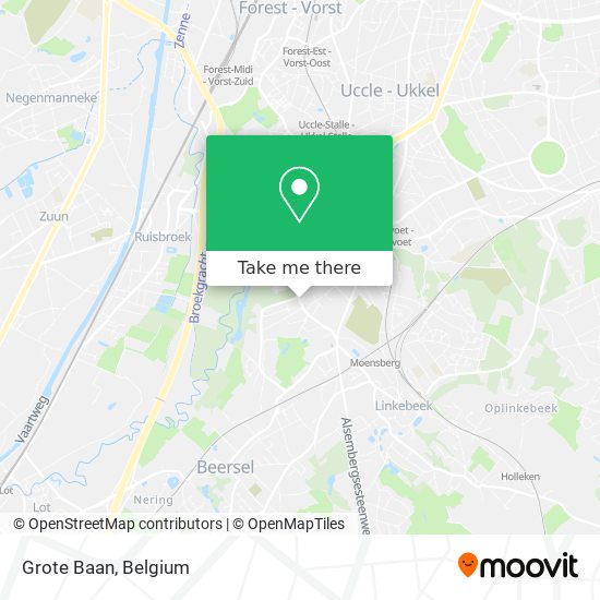 Grote Baan map