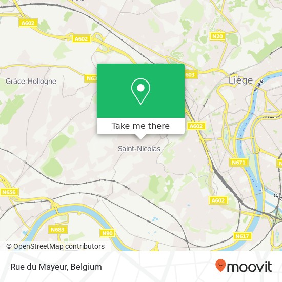 Rue du Mayeur map