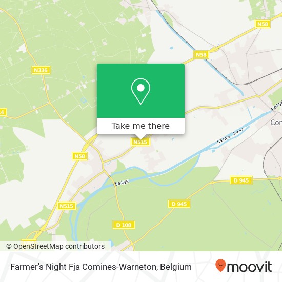 Farmer's Night Fja Comines-Warneton map