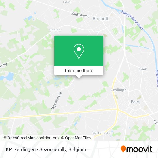 KP Gerdingen - Sezoensrally map