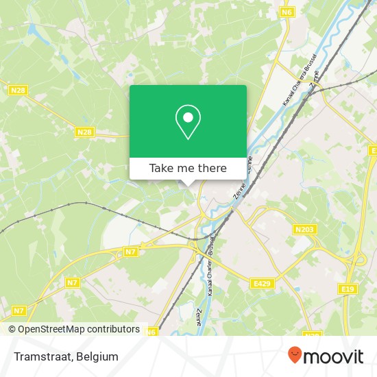 Tramstraat map