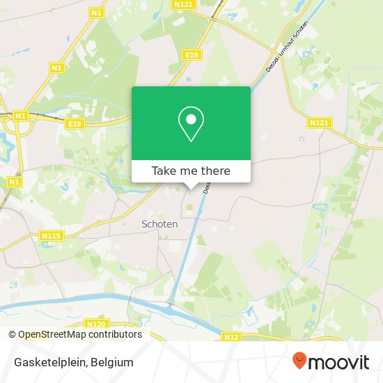 Gasketelplein map