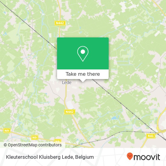 Kleuterschool Kluisberg Lede map