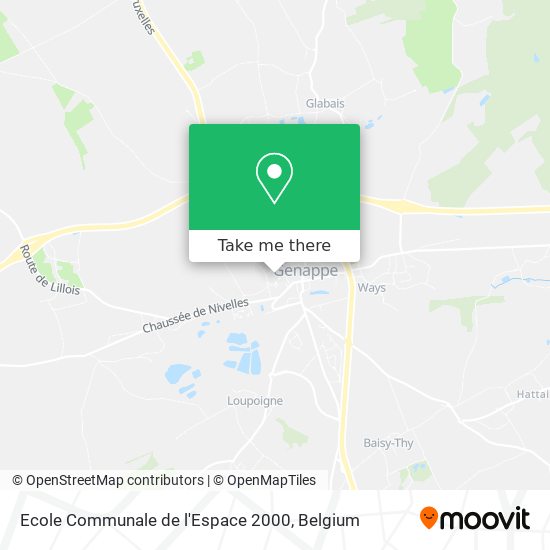 Ecole Communale de l'Espace 2000 map
