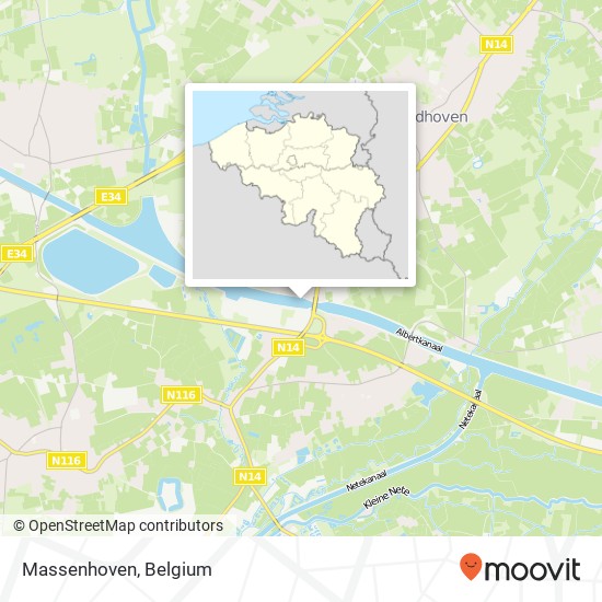 Massenhoven map