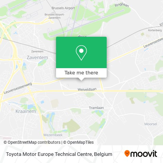 Toyota Motor Europe Technical Centre plan