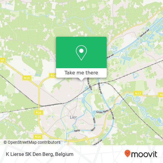 K Lierse SK Den Berg map