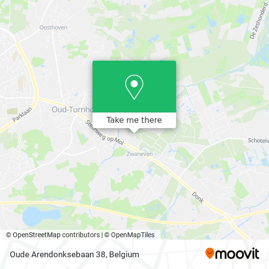 Oude Arendonksebaan 38 map