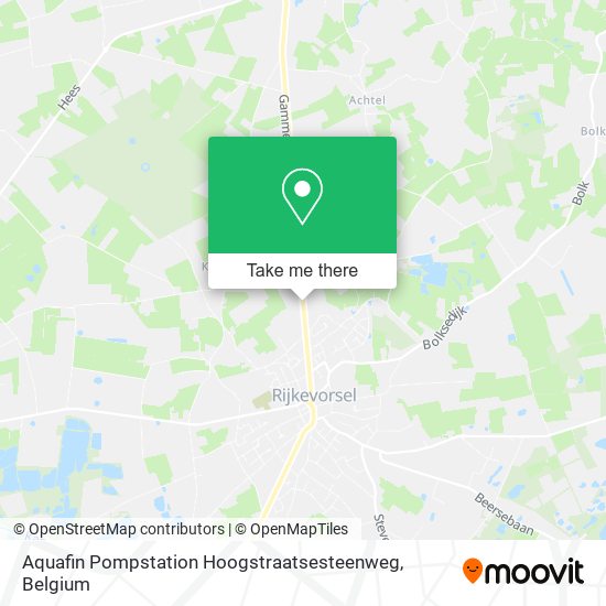 Aquafin Pompstation Hoogstraatsesteenweg map