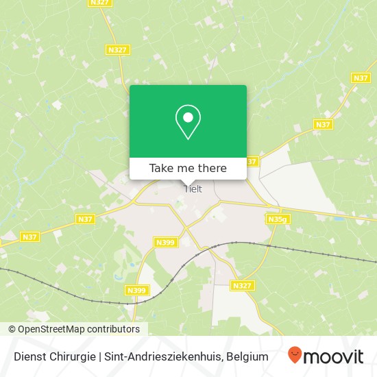 Dienst Chirurgie | Sint-Andriesziekenhuis map