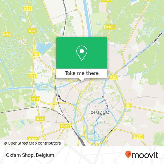 Oxfam Shop map