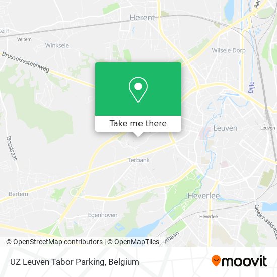 UZ Leuven Tabor Parking plan
