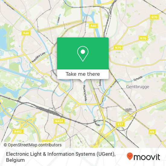 Electronic Light & Information Systems (UGent) map