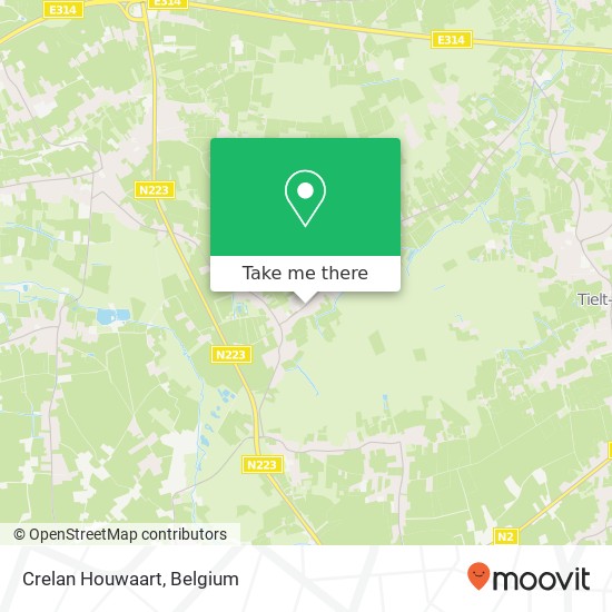 Crelan Houwaart map