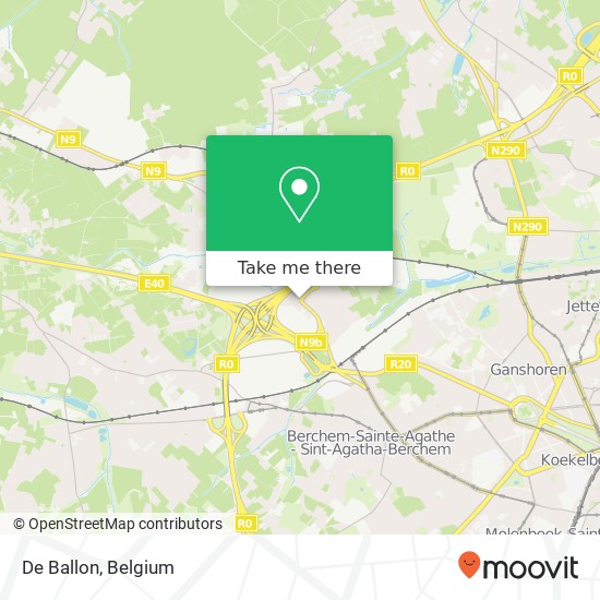 De Ballon map