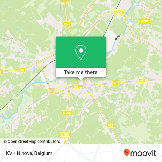 KVK Ninove map