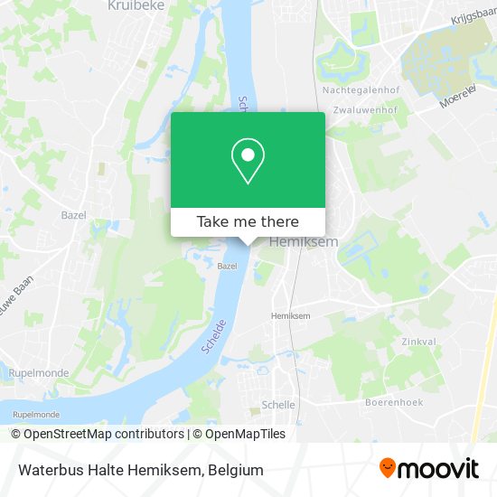 Waterbus Halte Hemiksem map