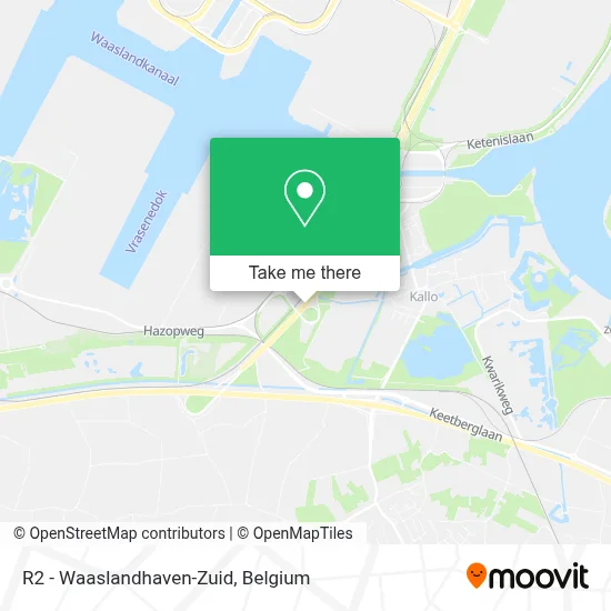 R2 - Waaslandhaven-Zuid map