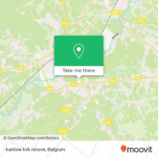 kantine kvk ninove map