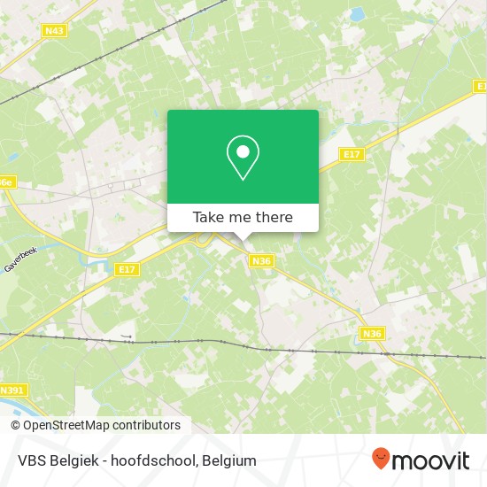 VBS Belgiek - hoofdschool map