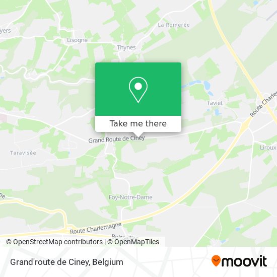 Grand'route de Ciney map